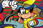 Guido Mena Goofy Baseball Giclee On Canvas