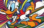 Guido Mena&nbsp;Donald SkIIng Giclee On Canvas