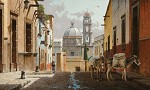 George Hallmark&nbsp;Buenos Dias San Miguel By George Hallmark Giclee On Paper  Signed & Numbered