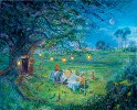 Harrison Ellenshaw&nbsp;Poohs 80th Garden Party Hand Embellished Gicl�e On Canvas