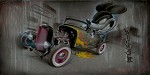 Noah Rat Rod 80 Deluxe Hand Embellished Giclée On Canvas
