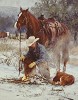 Bruce Greene&nbsp;Early Arrival By Bruce Greene Giclee On Canvas  Signed & Numbered