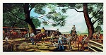 Ernie Barnes&nbsp;The Backstretch Signed And Numbered Limited Edition
