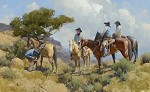 Bill Anton Fixin A Flat By Bill Anton Giclee On Canvas Signed & Numbered