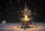 Alan Bean&nbsp;The Eagle Is Headed Home Limited Edition Canvas