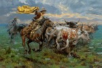 Andy Thomas Storm Chasers By Andy Thomas Giclee On Paper Signed & Numbered
