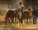 Chris Owen The Horse Wrangler By Chris Owen Giclee On Canvas Signed & Numbered