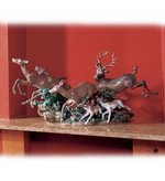 Lladro PURSUED DEERS (750)-1377.