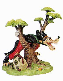 Ebony VisionsThree Little Pigs: Big Bad Wolf Who's Afraid of the Big Bad Wolf by WDCC