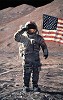 A Fire To Be Lighted Limited Edition Canvas by Alan Bean