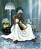 Annie Lee&nbsp;My Cup Runneth Over Watercolor Giclee