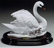 Swan With Chicks by Armani
