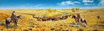 Noth�n Like The Feel�n Of Ride�n A Fine Horse... Museumedition Canvas by Bob Coronato