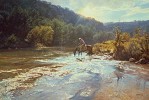 Refreshing Moment By Bob Wygant Giclee On Canvas  Signed & Numbered by Bob Wyngant