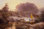 Pale Morning Mist By Bob Wygant Giclee On Canvas  Signed & Numbered by Bob Wyngant