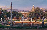 The Luxembourg Garden II La Fountaine by Cao Yong