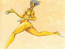 Running Bare Giclee by Charles Bibbs