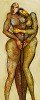Bronze Lovers Giclee by Charles Bibbs