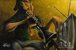 Urban Tunes 24 X 36 Ap Giclee On Canvas by David Garibaldi