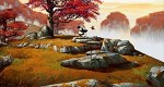 Chopstick Fight Giclee On Canvas by DreamWorks Animation
