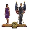 Barack Obama GP And First Lady Michelle Obama GP Set Hand Signed Matched Numbered set number 50 of 100 by Ebony Visions