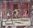 Double Dutch-Unsigned by Ernie Barnes