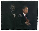 Barack Obama & Abraham Lincoln by Gamboa