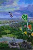 Lets Go Fly a Kite Hand Textured Giclee on Canvas by Harrison Ellenshaw