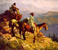 Howard Terpning ON THE EDGE OF THE WORLD, LIMITED EDITION PRINT