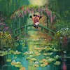 James Coleman_Mickey and Minnie at Giverny Giclee on Canvas