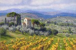 Above Florence Limited Edition Canvas by June Carey