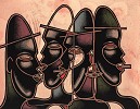 Hats & Cigarettes Giclee Artist Proof 19 by Poncho