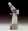 Shepherdess With Dog 1969-89 by Lladro