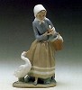 Shepherdess With Ducks 1969-93 by Lladro