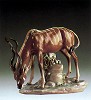 Antelope Drinking 1985-98 by Lladro