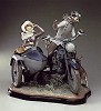 Motor Bike And Sidecar 1982-85 by Lladro