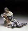Harlequin Reclining 1982-88 by Lladro