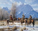 Eagle Prayer By Martin Grelle Giclee On Canvas  Grande Edition by Martin Grelle