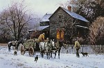 Wagonload Of Warmth By Martin Grelle Canvas  Signed & Numbered by Martin Grelle
