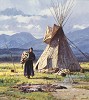 Morning Chores By Martin Grelle Giclee On Canvas  Signed & Numbered by Martin Grelle