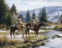 Morning Vigil By Martin Grelle Giclee On Canvas  Signed & Numbered by Martin Grelle