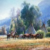 Back From The River By Martin Grelle Giclee On Canvas  Grande Edition by Martin Grelle