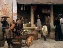 Chinatown Market San Francisco 1878 Limited Edition Canvas by Mian Situ
