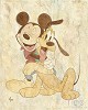 Mickey And Pluto by Mike Kupka