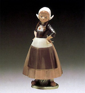 Lladro Gretel Dutch Girl 1980-85-5064G