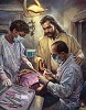 In Good Hands Studio Canvas Giclee by Nathan Greene