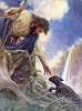 The Rescue Watercolor Gicl�e by Nathan Greene
