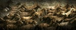 Long Herd By Norm Clasen Giclee On Paper  Signed & Numbered by Norm Clasen