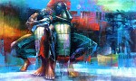 Ancestral Echoes Giclee on Canvas by Paul Goodnight