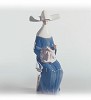 Time To Sew (blue) by Retired Lladro